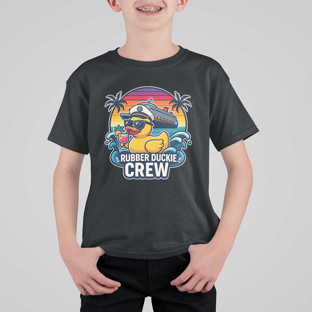 Funny Rubber Duckie Cruise T Shirt For Kid - Wonder Print Shop