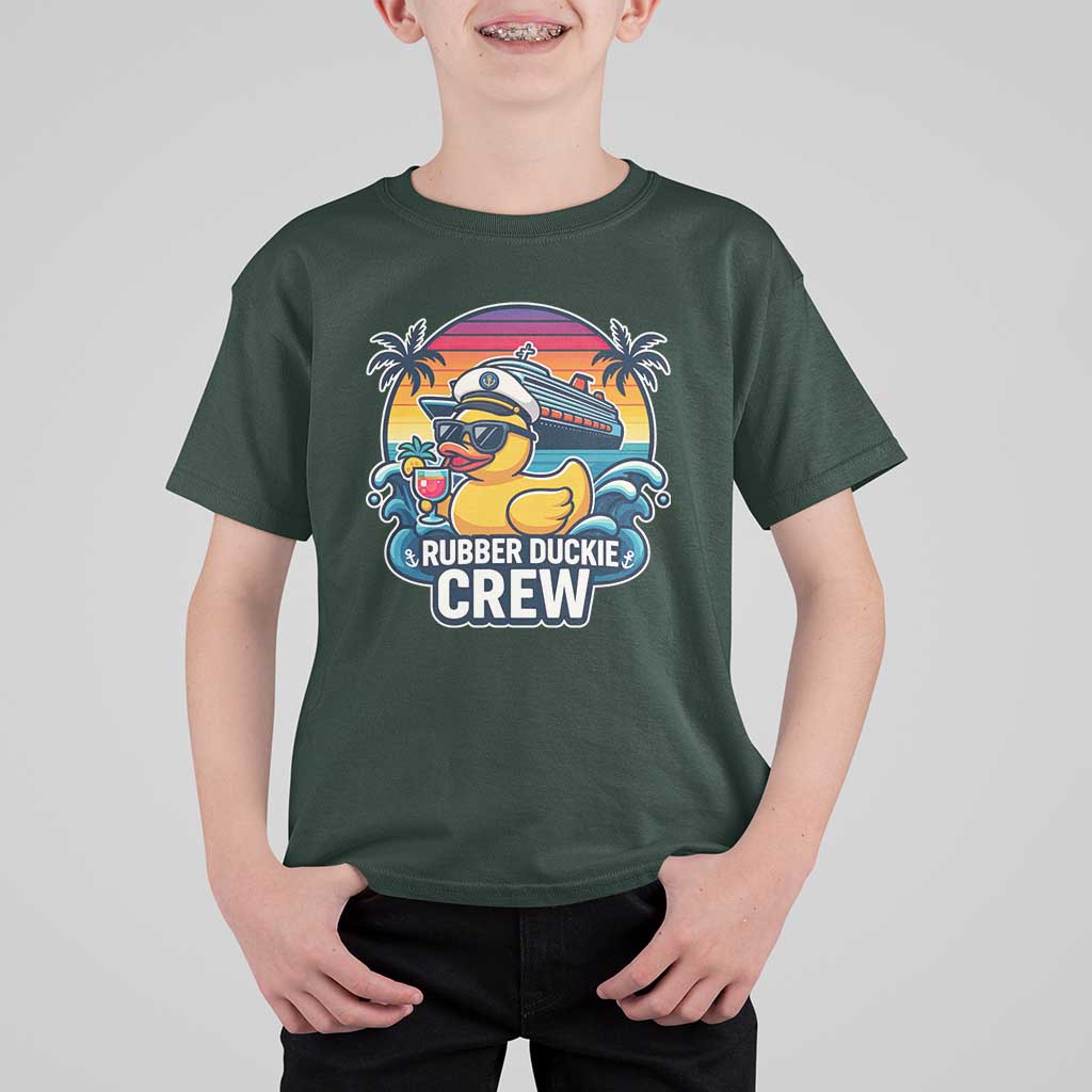Funny Rubber Duckie Cruise T Shirt For Kid - Wonder Print Shop