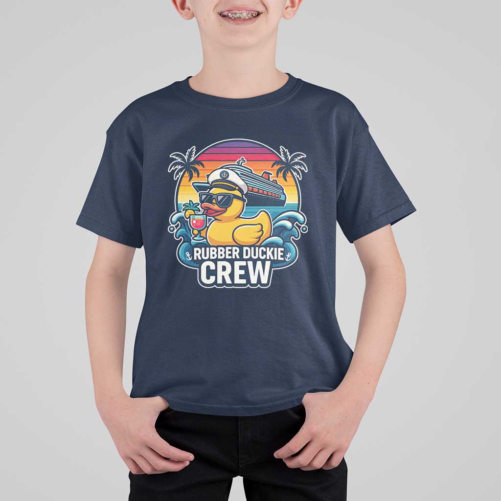 Funny Rubber Duckie Cruise T Shirt For Kid - Wonder Print Shop