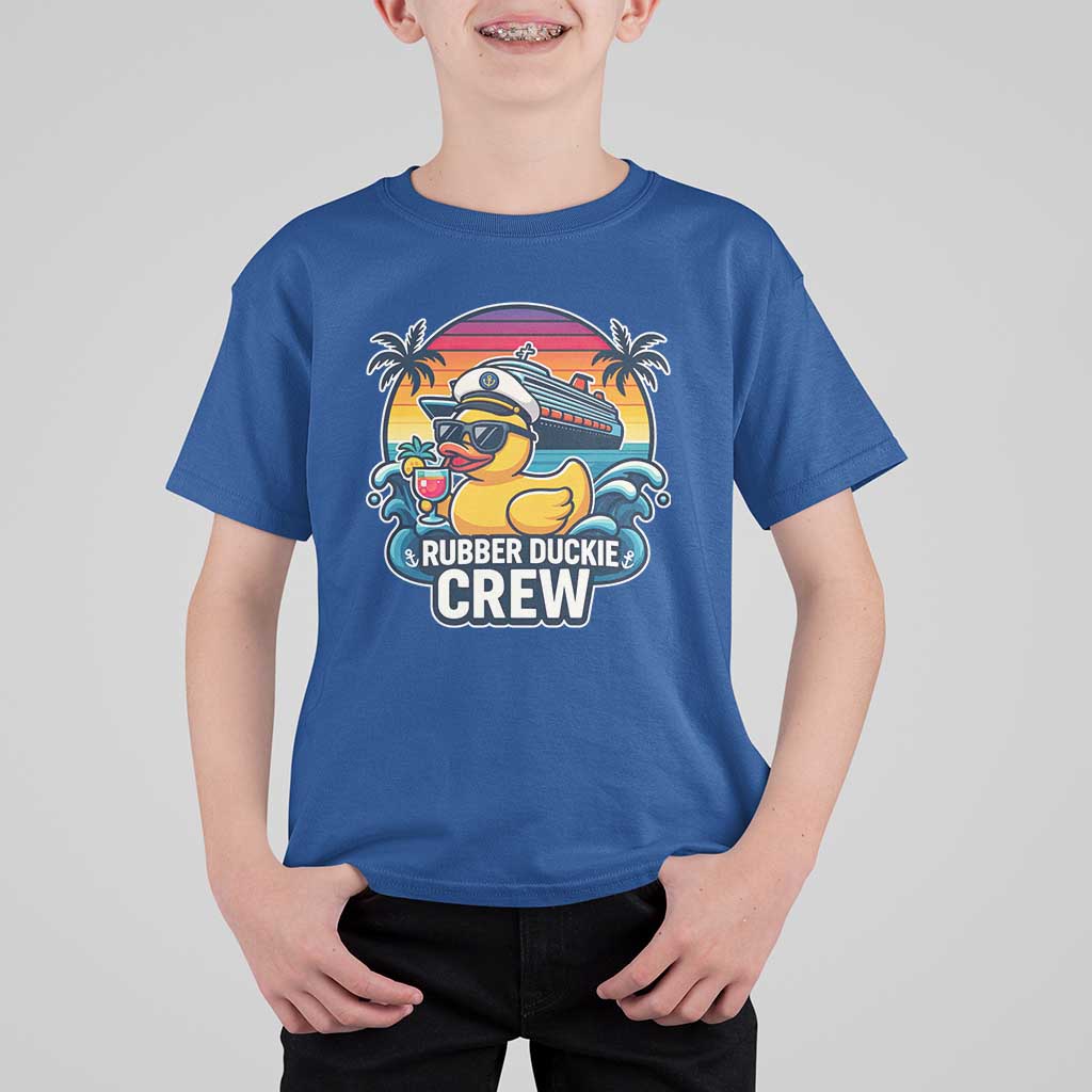 Funny Rubber Duckie Cruise T Shirt For Kid - Wonder Print Shop