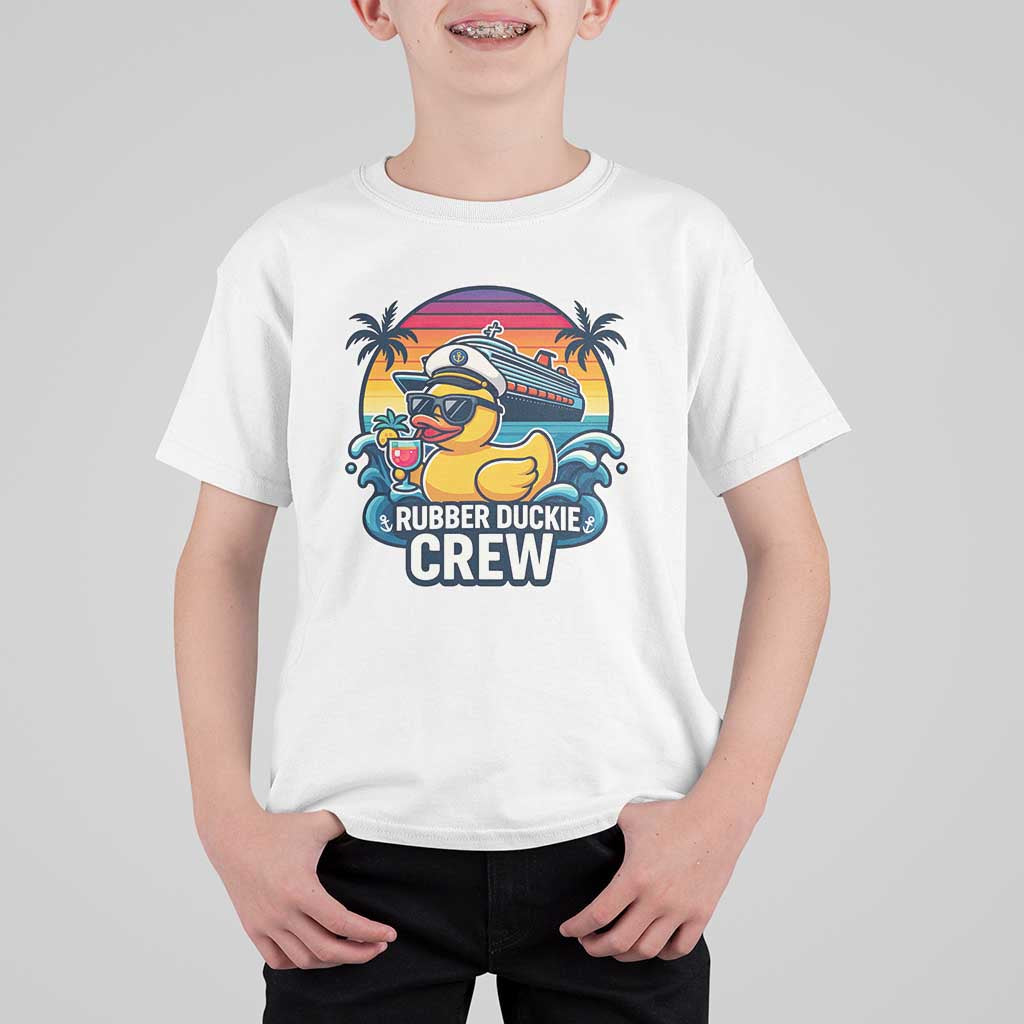 Funny Rubber Duckie Cruise T Shirt For Kid - Wonder Print Shop