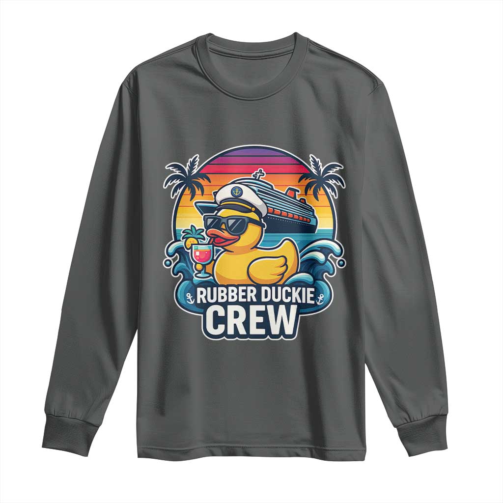 Funny Rubber Duckie Cruise Long Sleeve Shirt - Wonder Print Shop