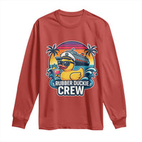 Funny Rubber Duckie Cruise Long Sleeve Shirt - Wonder Print Shop