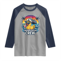 Funny Rubber Duckie Cruise Raglan Shirt - Wonder Print Shop