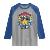 Funny Rubber Duckie Cruise Raglan Shirt - Wonder Print Shop