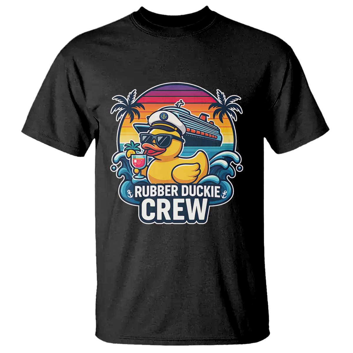 Funny Rubber Duckie Cruise T Shirt - Wonder Print Shop