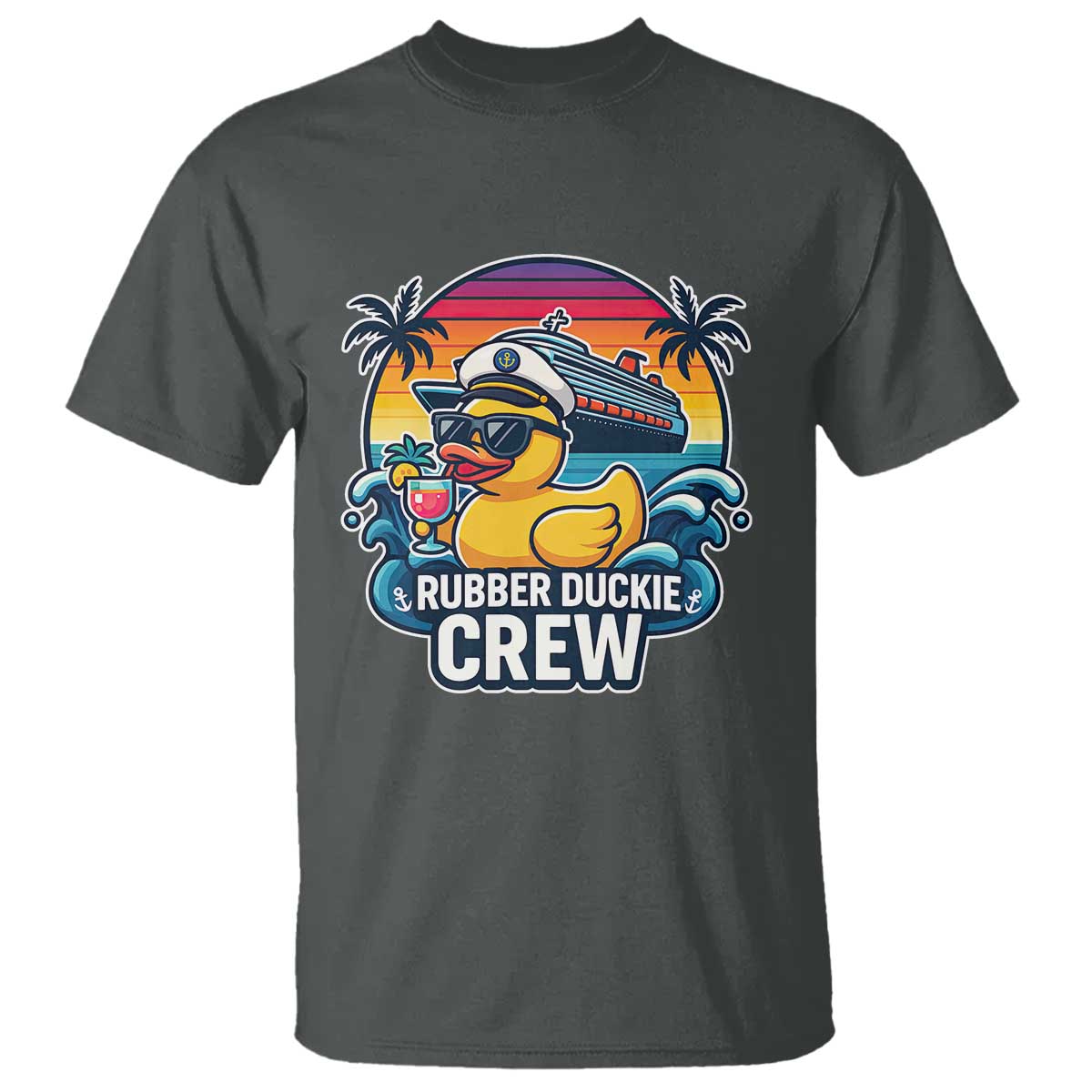 Funny Rubber Duckie Cruise T Shirt - Wonder Print Shop
