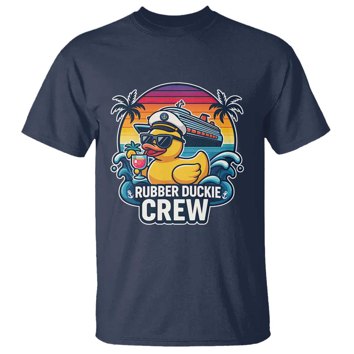 Funny Rubber Duckie Cruise T Shirt - Wonder Print Shop