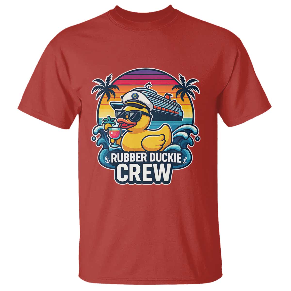 Funny Rubber Duckie Cruise T Shirt - Wonder Print Shop