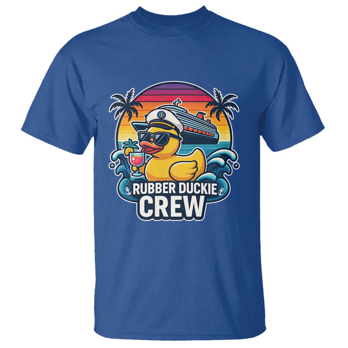 Funny Rubber Duckie Cruise T Shirt - Wonder Print Shop