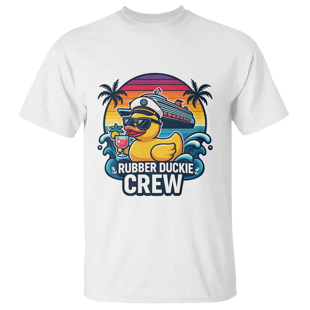 Funny Rubber Duckie Cruise T Shirt - Wonder Print Shop
