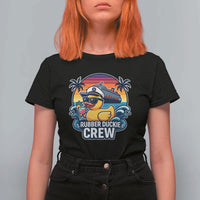 Funny Rubber Duckie Cruise T Shirt For Women - Wonder Print Shop