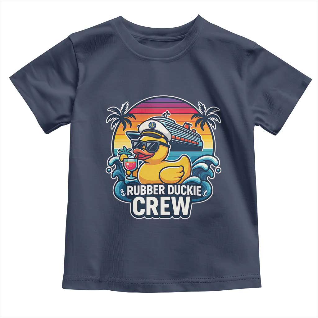 Funny Rubber Duckie Cruise Toddler T Shirt - Wonder Print Shop