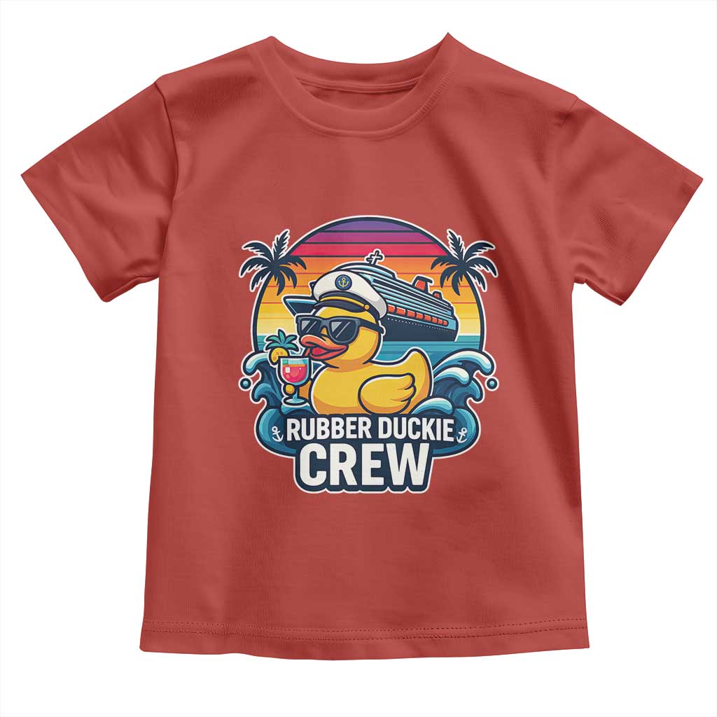 Funny Rubber Duckie Cruise Toddler T Shirt - Wonder Print Shop