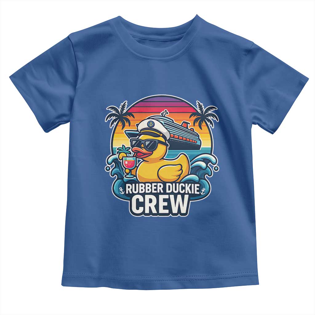 Funny Rubber Duckie Cruise Toddler T Shirt - Wonder Print Shop