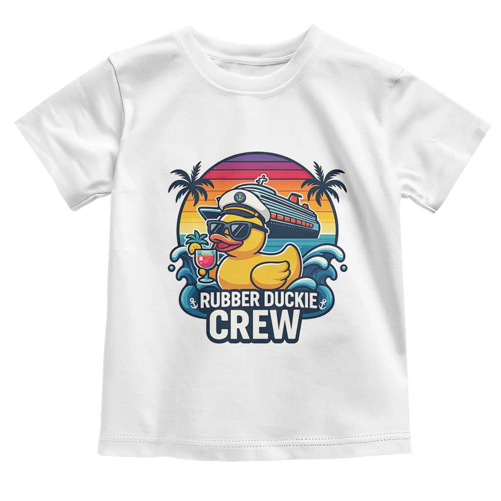 Funny Rubber Duckie Cruise Toddler T Shirt - Wonder Print Shop