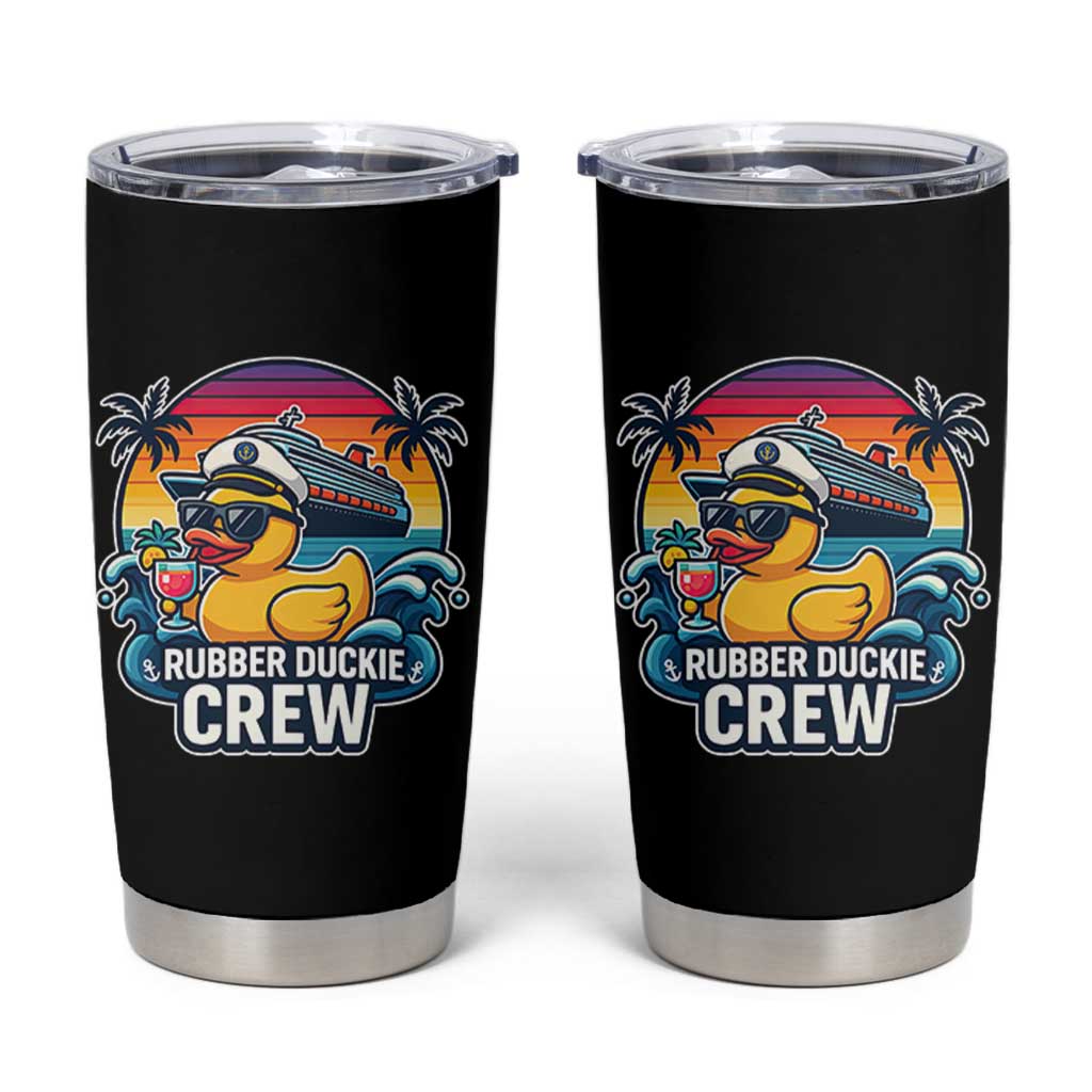 Funny Rubber Duckie Cruise Tumbler Cup - Wonder Print Shop
