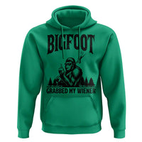 Bigfoot Grabbed My Wiener Hoodie Funny Sasquatch Camping - Wonder Print Shop