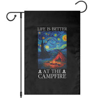 Funny Camping Garden Flag Life Is Better At The Campfire - Wonder Print Shop