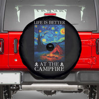 Funny Camping Spare Tire Cover Life Is Better At The Campfire - Wonder Print Shop