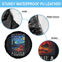 Funny Camping Spare Tire Cover Life Is Better At The Campfire - Wonder Print Shop