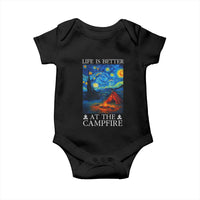 Funny Camping Baby Onesie Life Is Better At The Campfire - Wonder Print Shop