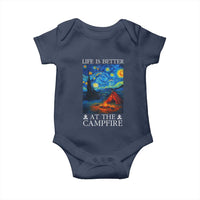 Funny Camping Baby Onesie Life Is Better At The Campfire - Wonder Print Shop