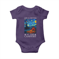 Funny Camping Baby Onesie Life Is Better At The Campfire - Wonder Print Shop