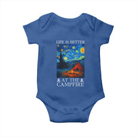 Funny Camping Baby Onesie Life Is Better At The Campfire - Wonder Print Shop