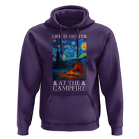 Funny Camping Hoodie Life Is Better At The Campfire - Wonder Print Shop