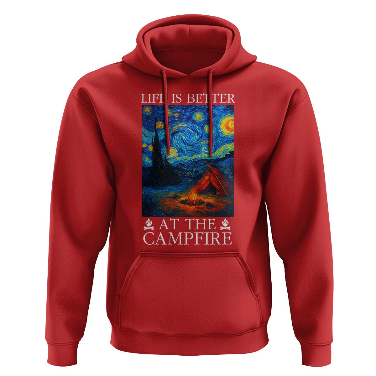 Funny Camping Hoodie Life Is Better At The Campfire - Wonder Print Shop