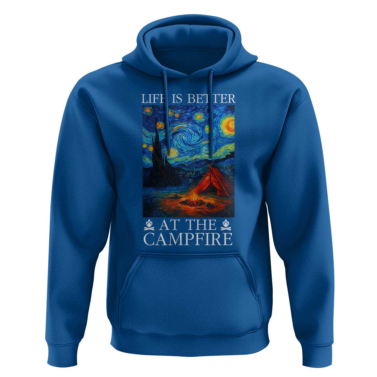 Funny Camping Hoodie Life Is Better At The Campfire - Wonder Print Shop