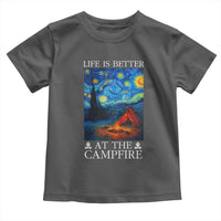 Funny Camping Toddler T Shirt Life Is Better At The Campfire - Wonder Print Shop