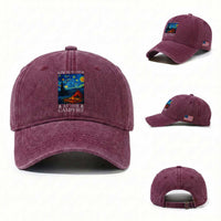 Funny Camping Washed Cotton Baseball Cap Life Is Better At The Campfire