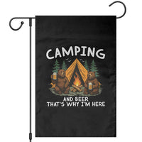 Funny Camping Beer Garden Flag Bear Drinking Lover Gift - Wonder Print Shop