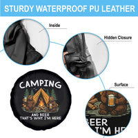Funny Camping Beer Spare Tire Cover Bear Drinking Lover Gift - Wonder Print Shop