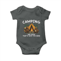 Funny Camping Beer Baby Onesie Bear Drinking Lover Gift - Wonder Print Shop