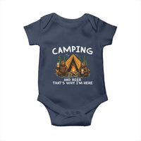 Funny Camping Beer Baby Onesie Bear Drinking Lover Gift - Wonder Print Shop