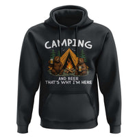 Funny Camping Beer Hoodie Bear Drinking Lover Gift - Wonder Print Shop