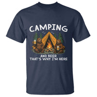 Funny Camping Beer T Shirt Bear Drinking Lover Gift - Wonder Print Shop