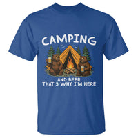Funny Camping Beer T Shirt Bear Drinking Lover Gift - Wonder Print Shop