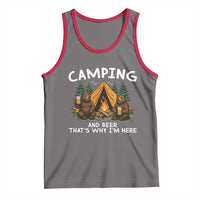 Funny Camping Beer Tank Top Bear Drinking Lover Gift - Wonder Print Shop