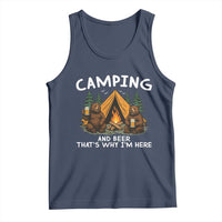 Funny Camping Beer Tank Top Bear Drinking Lover Gift - Wonder Print Shop