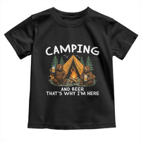 Funny Camping Beer Toddler T Shirt Bear Drinking Lover Gift - Wonder Print Shop