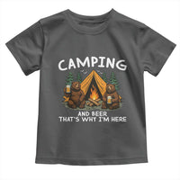 Funny Camping Beer Toddler T Shirt Bear Drinking Lover Gift - Wonder Print Shop