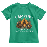 Funny Camping Beer Toddler T Shirt Bear Drinking Lover Gift - Wonder Print Shop
