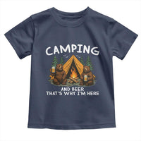 Funny Camping Beer Toddler T Shirt Bear Drinking Lover Gift - Wonder Print Shop
