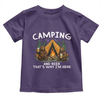 Funny Camping Beer Toddler T Shirt Bear Drinking Lover Gift - Wonder Print Shop
