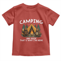 Funny Camping Beer Toddler T Shirt Bear Drinking Lover Gift - Wonder Print Shop