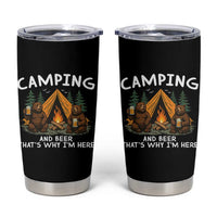 Funny Camping Beer Tumbler Cup Bear Drinking Lover Gift - Wonder Print Shop